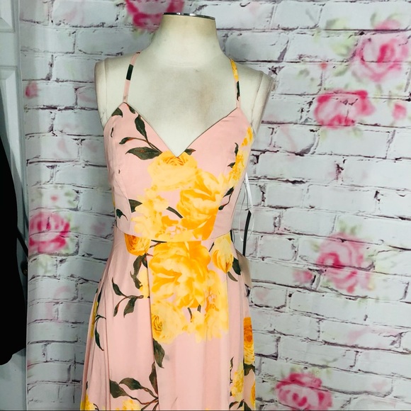 Lulu’s Endless Endearment Blush Floral Maxi Dress - Picture 6 of 13